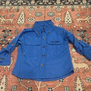 Blue Kids fishing shirt by Prodoh 🐟